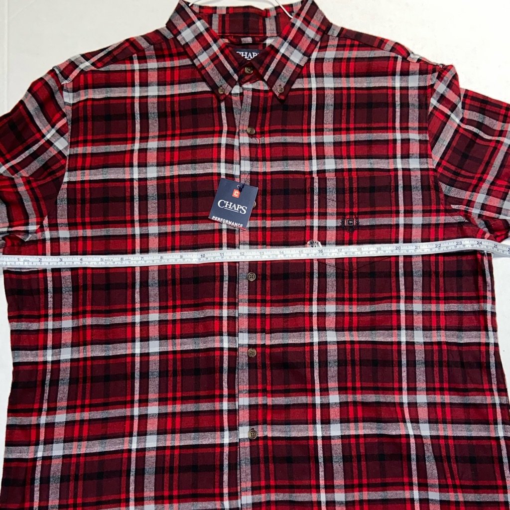 Chaps Flannel Button Down Nwt